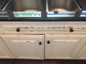 word1 | Elegant Kitchen and Bath | Are All Painted Cabinets Water Damaged ? | Are All Painted Cabinets Water Damaged ?