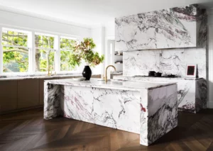 waterfall countertops