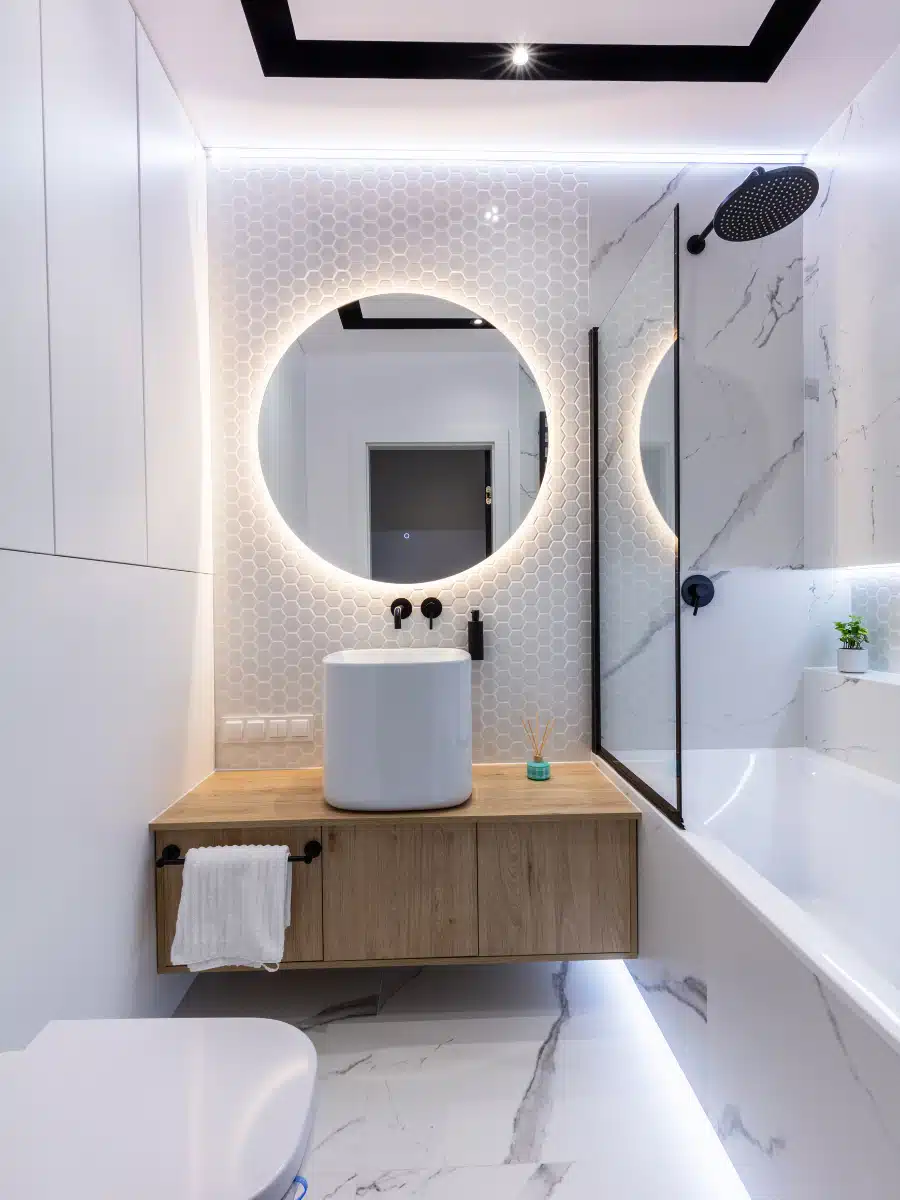 fresh looking bathroom