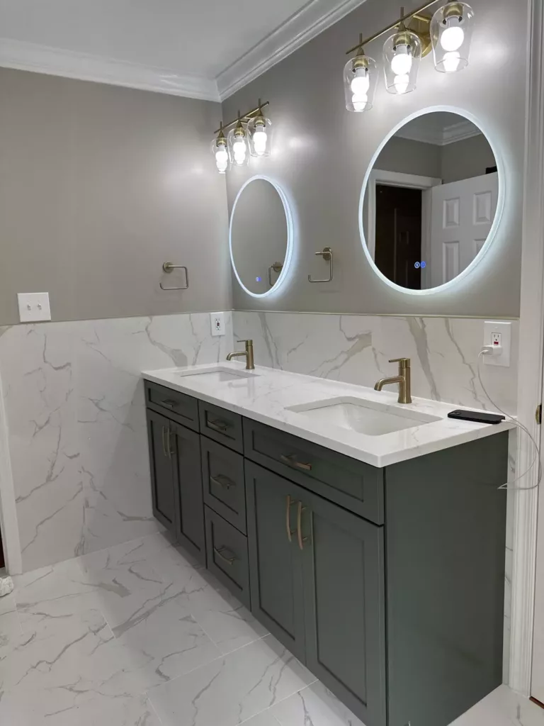 bathroom remodeling project