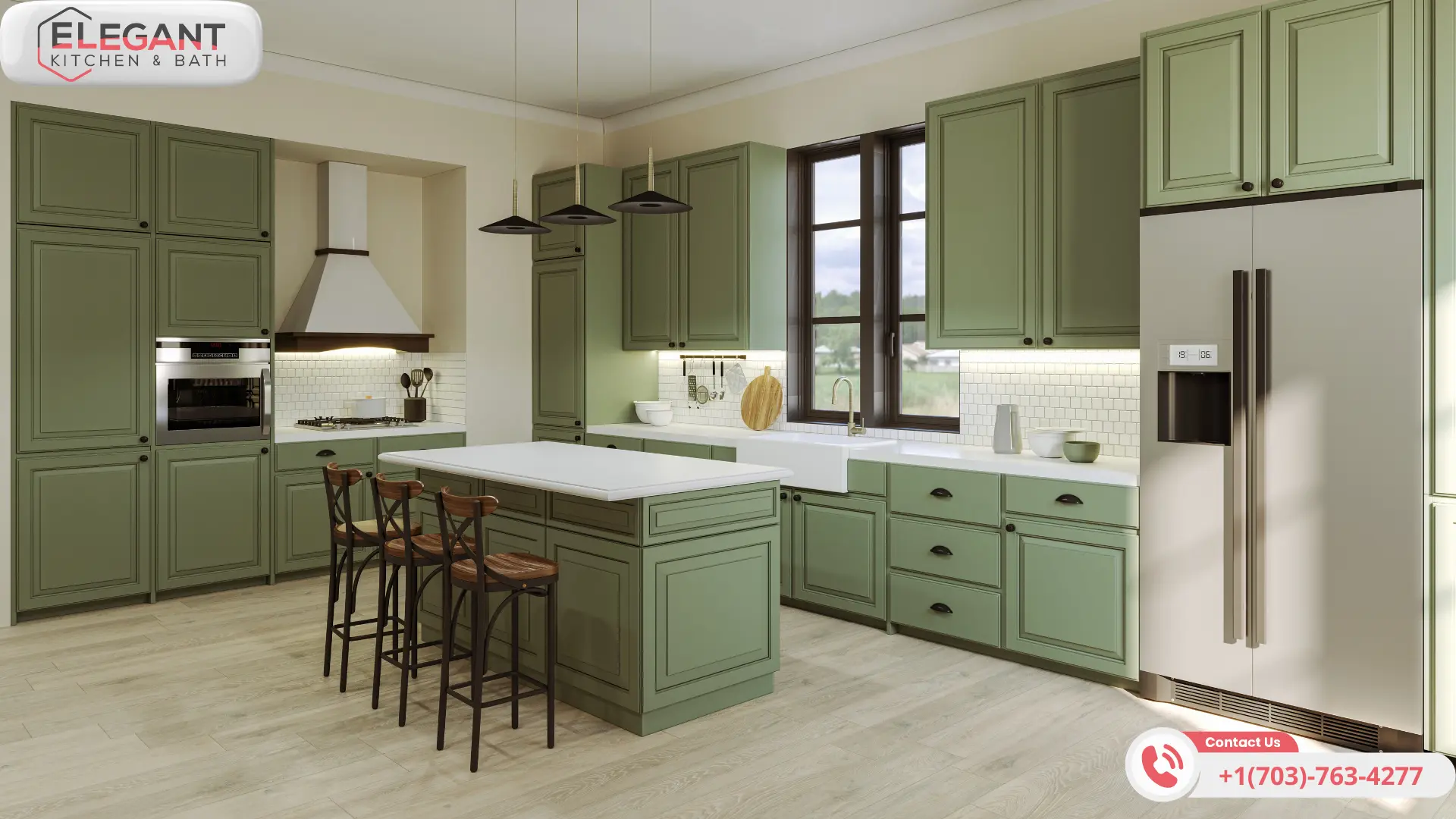 Custom Kitchen From Elegant Kitchen and Bath