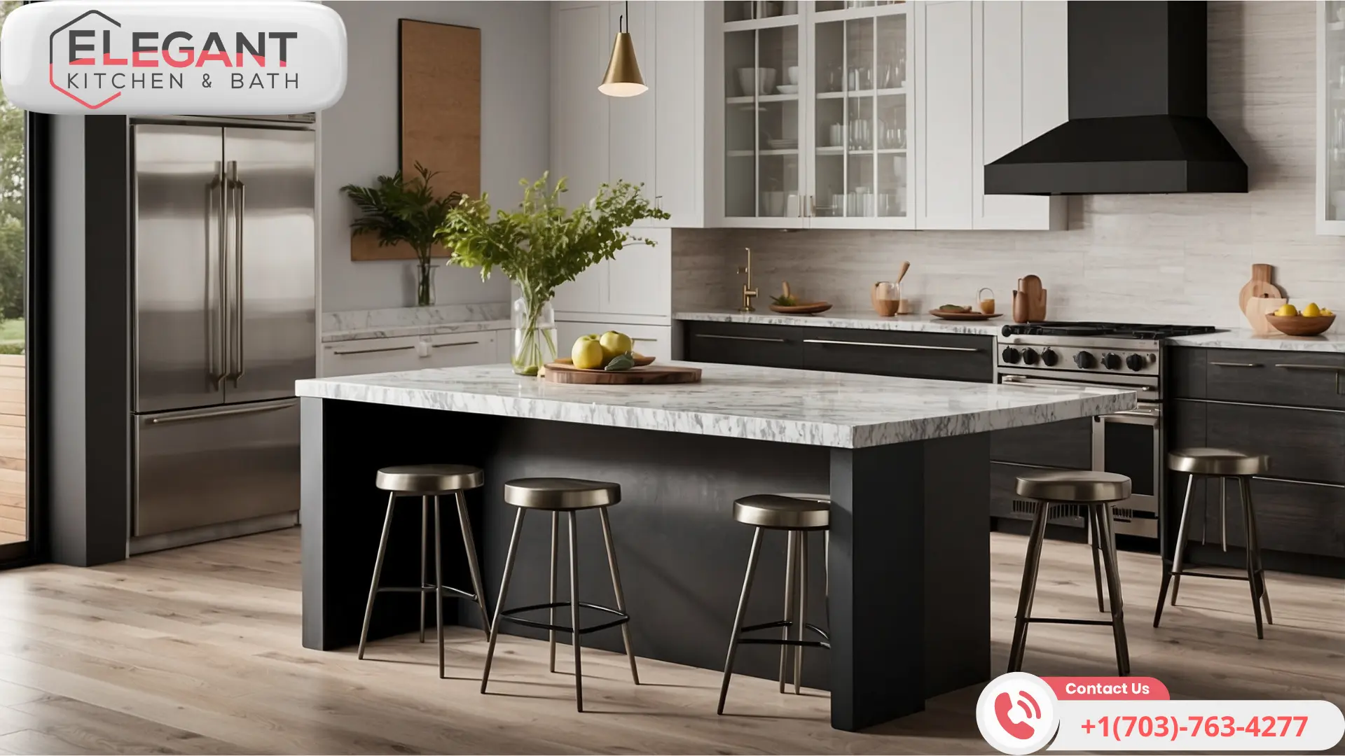 Modern-Metal-Stools-with-Elegant-Kitchen-and-Bath-Herndon-VA