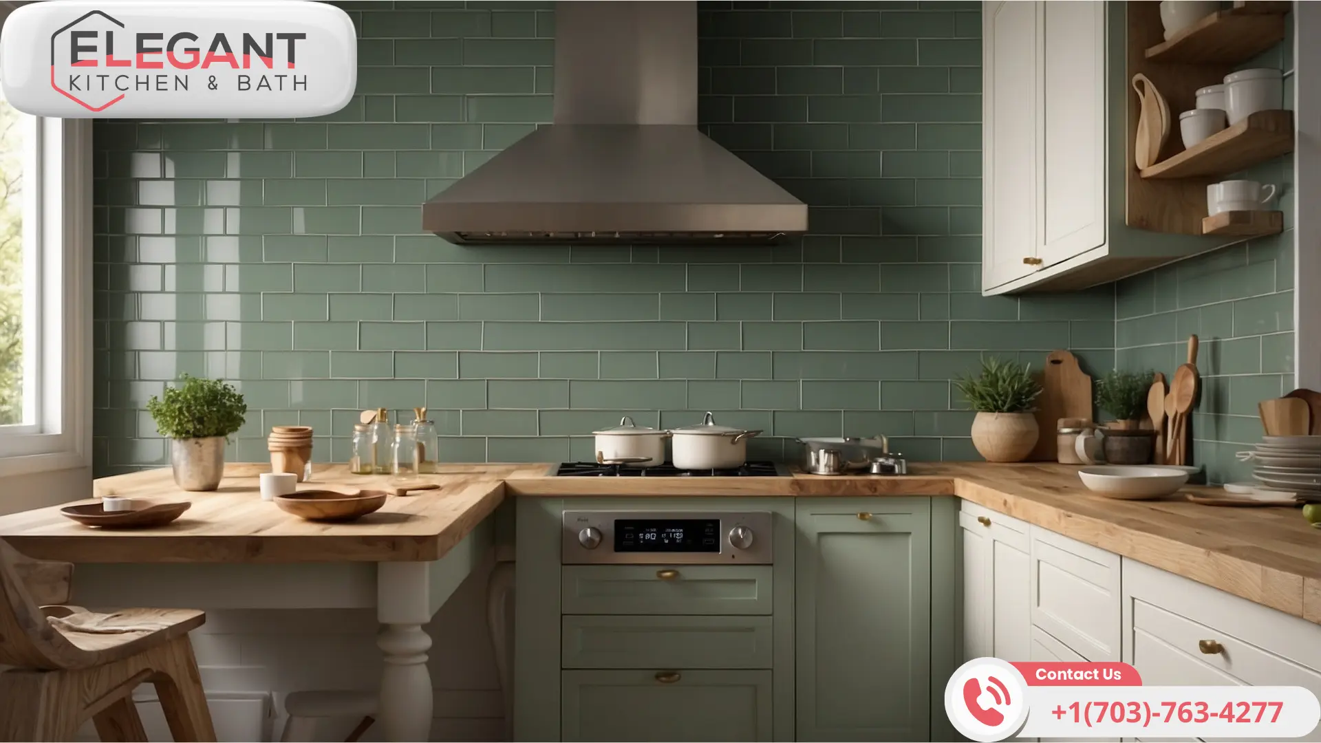 Sage-Green-Subway-Tile-Kitchen-Backsplash-with-Elegant-Kitchen-and-Bath-Remodeling-Herndon-Virginia