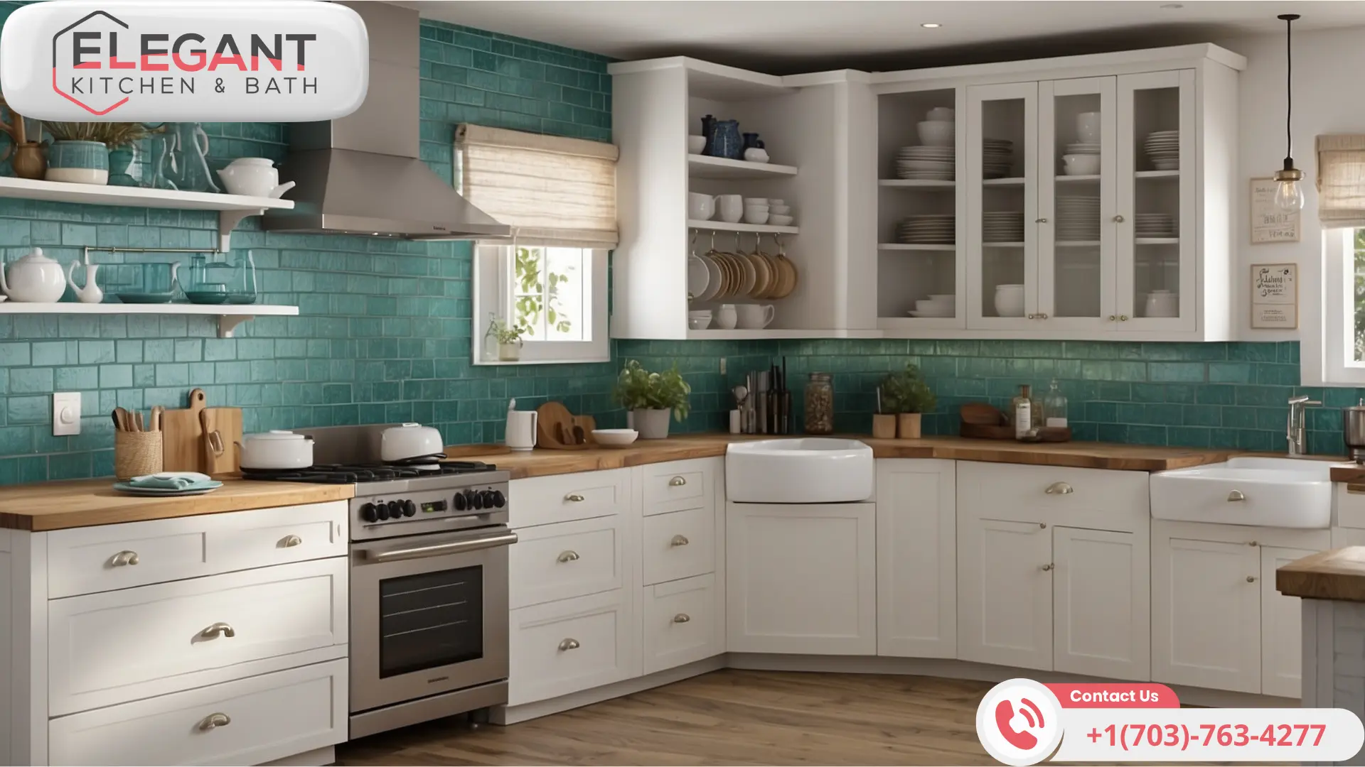 Teal-Green-Tile-Kitchen-Backsplash