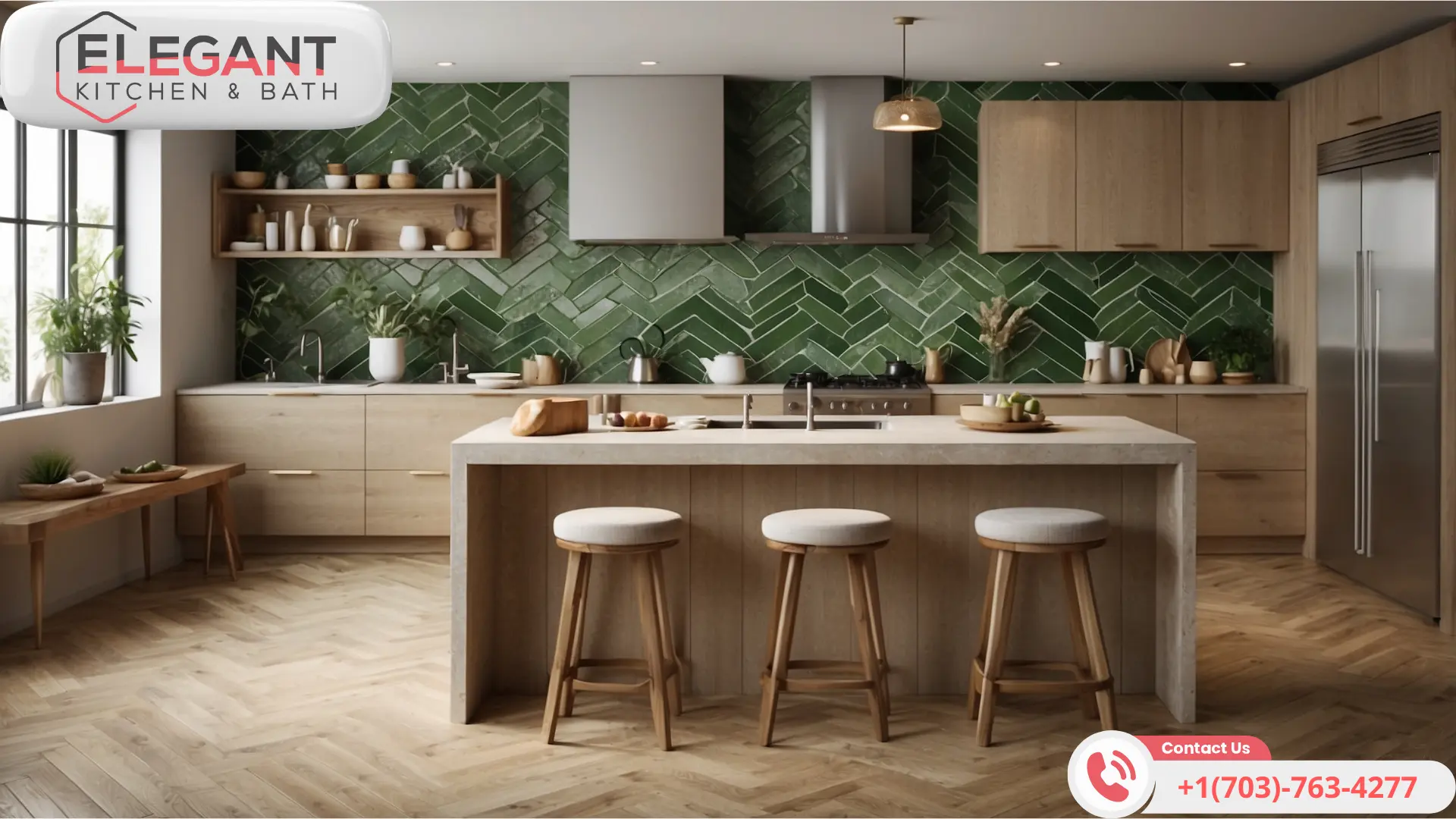 word1| %focuskw%| %page%|%sitename% Green-Backsplash-and-Kitchen-Island-Cabinets-by-Waypoint-Cabinets-with-Elegant-Kitchen-and-Bath