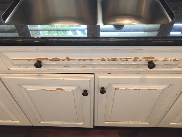 word1 | Elegant Kitchen and Bath | Are All Painted Cabinets Water Damaged ? | Are All Painted Cabinets Water Damaged ?