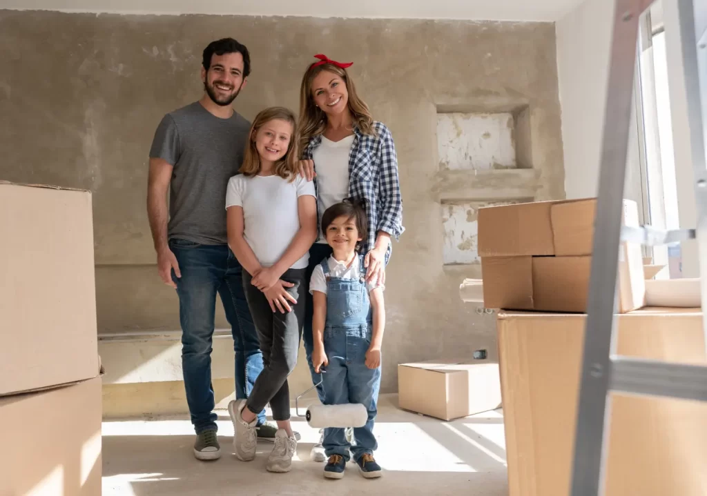 bathroom remodeling with family