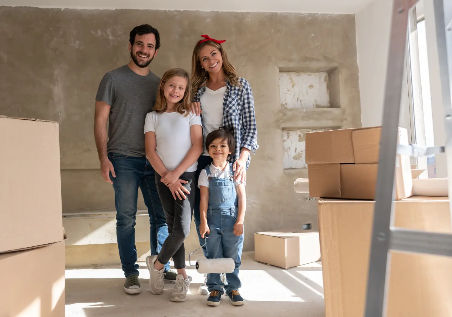 bathroom remodeling with family