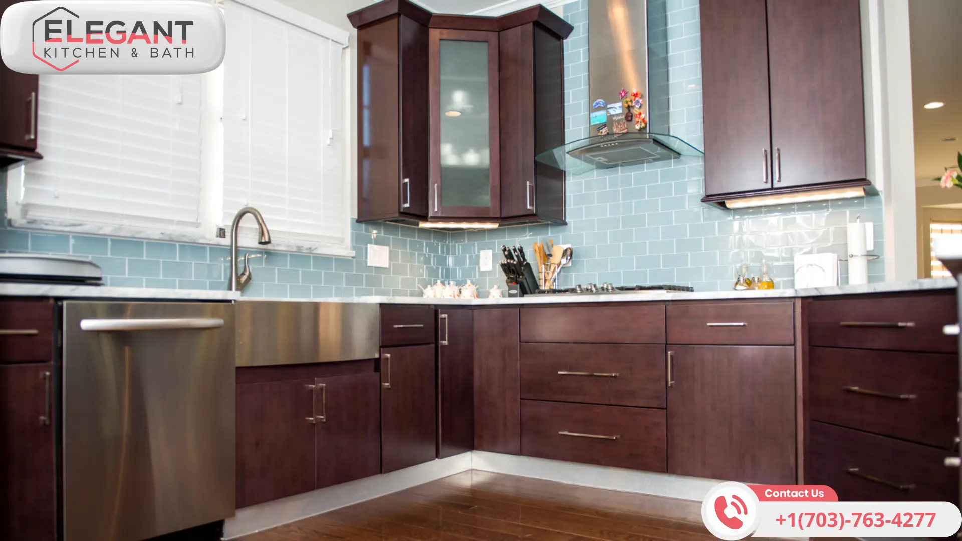 Blue-Subway-Porcelain-Tile-Backsplash-Elegant-Kitchen