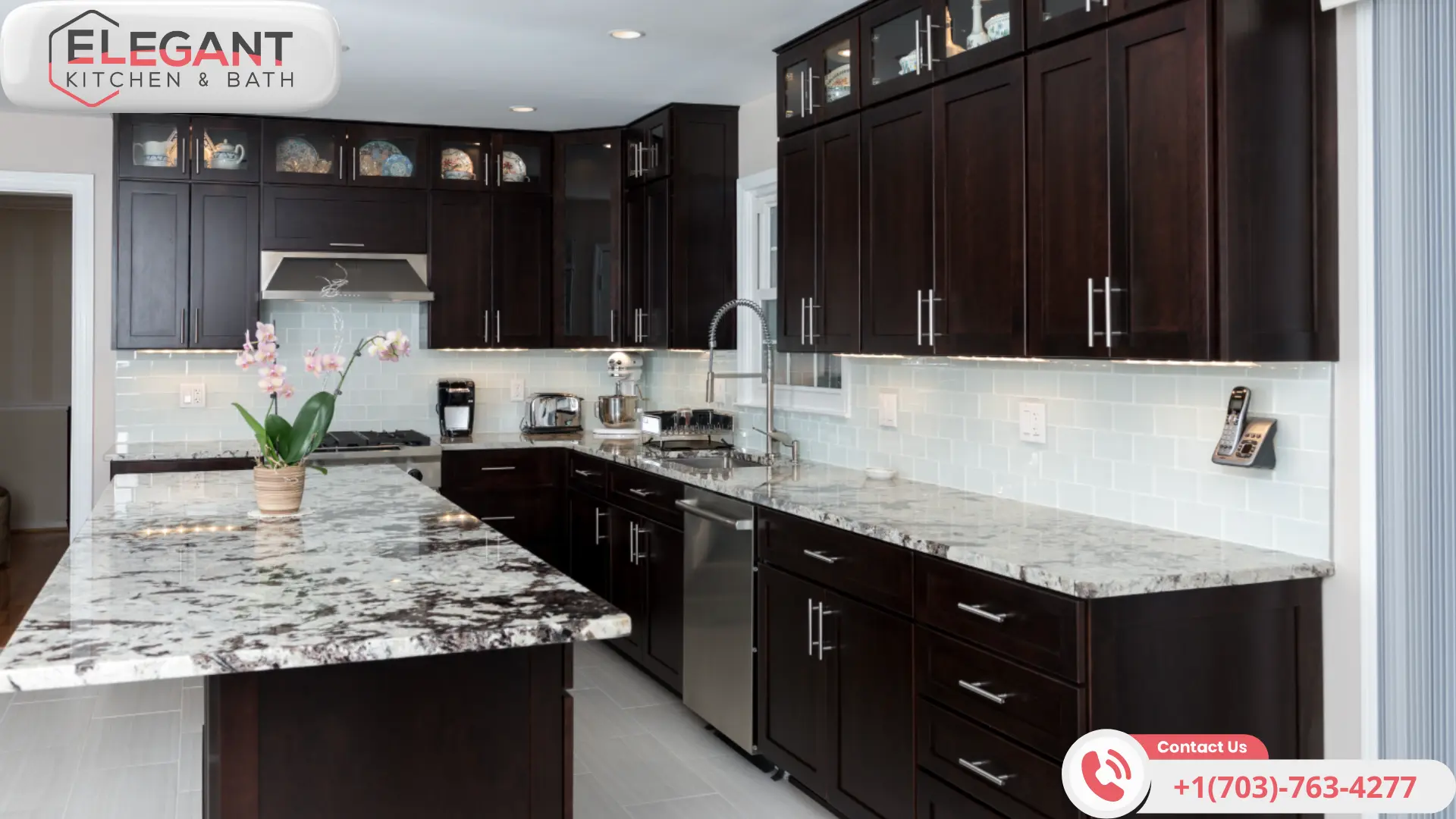 Hexagon-Pattern-Porcelain-Tile-Kitchen-Backsplash