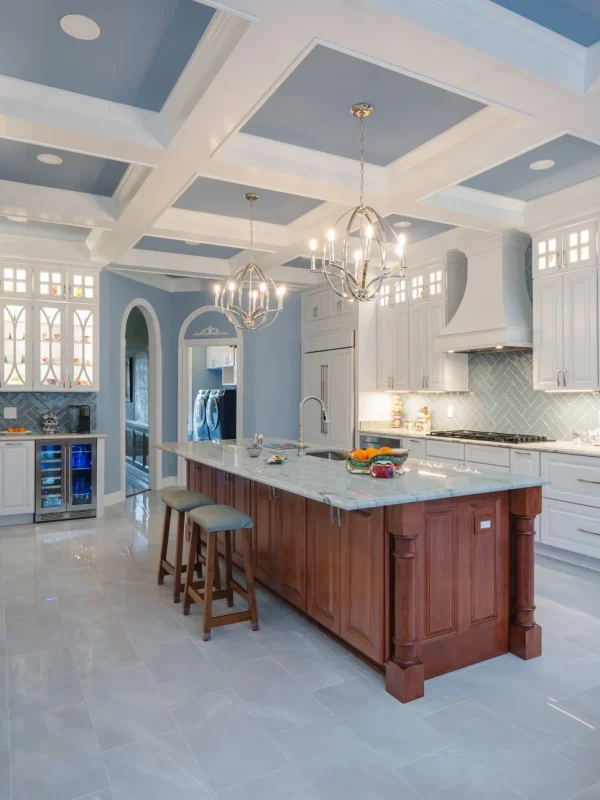 Winter-Storm-Quartzite-Countertops-Installation stylish Quartz vs. Granite for NOVA Homes