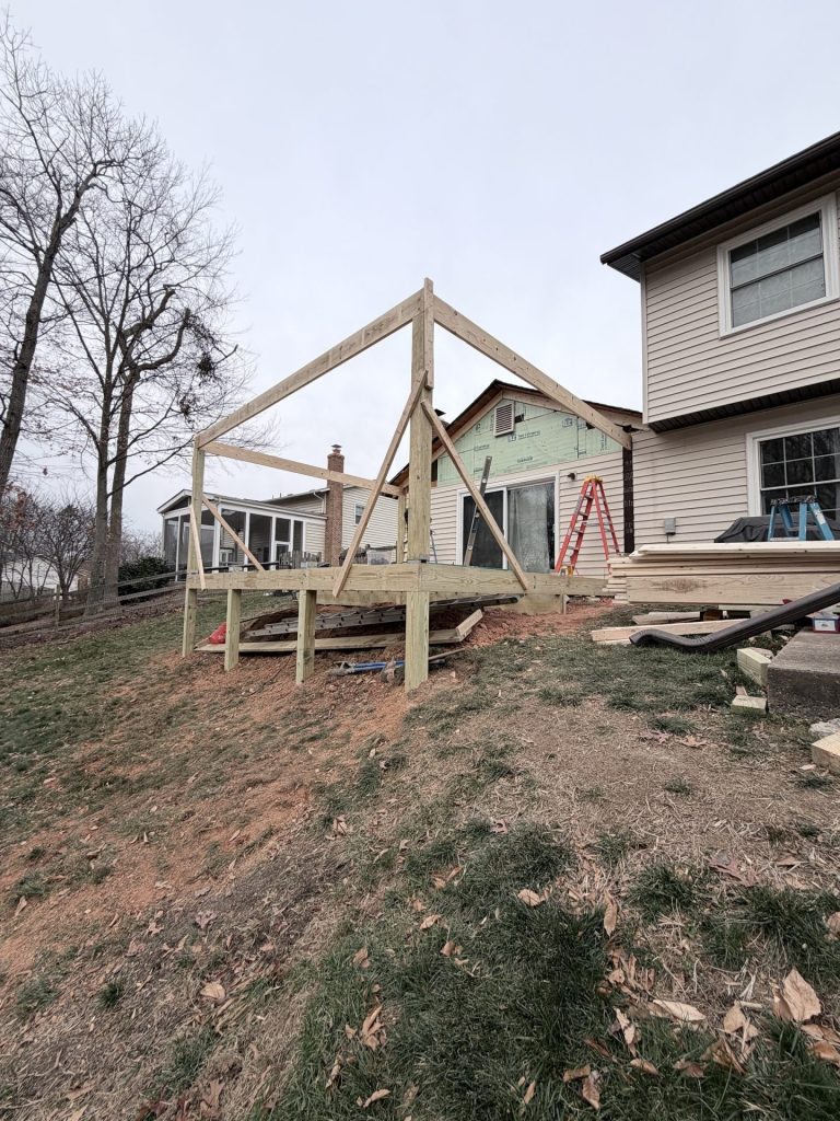 word3 | Elegant Kitchen and Bath | Deck to Covered Screened Porch Home Addition Project in Virginia | home addition project
