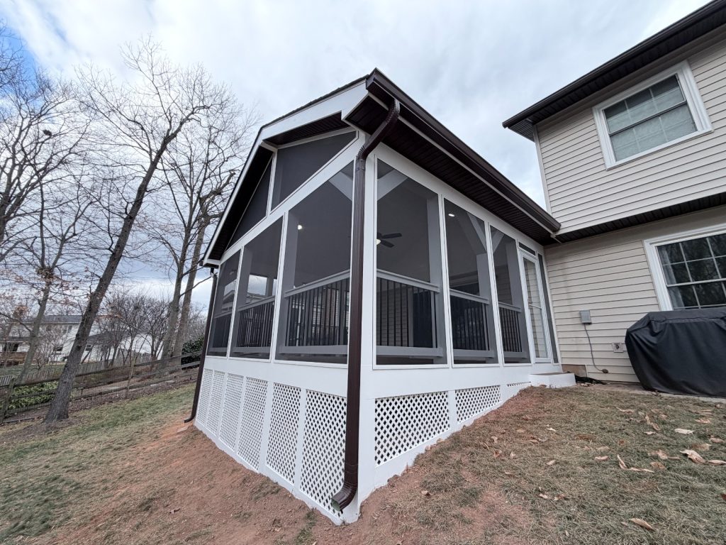 word3 | Elegant Kitchen and Bath | Deck to Covered Screened Porch Home Addition Project in Virginia | home addition project