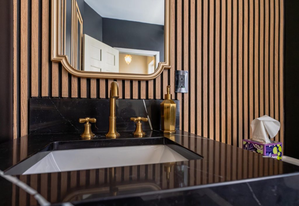 word1 | Elegant Kitchen and Bath | Luxury Powder Room Remodeling Project in Georgetown, DC for Michael Stock |