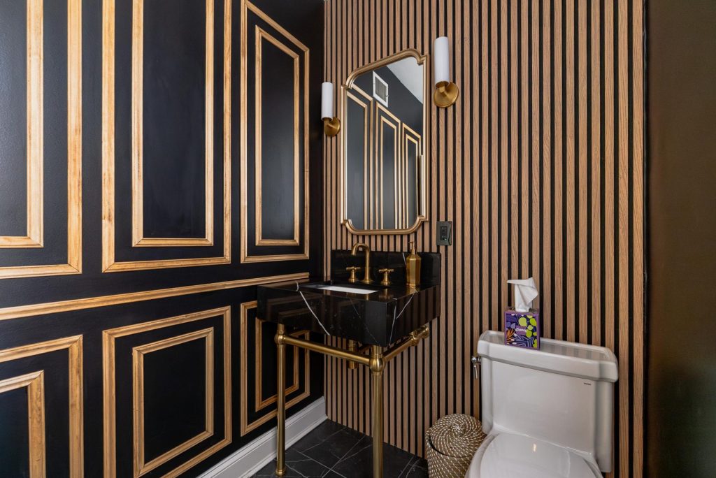 word1 | Elegant Kitchen and Bath | Luxury Powder Room Remodeling Project in Georgetown, DC for Michael Stock |