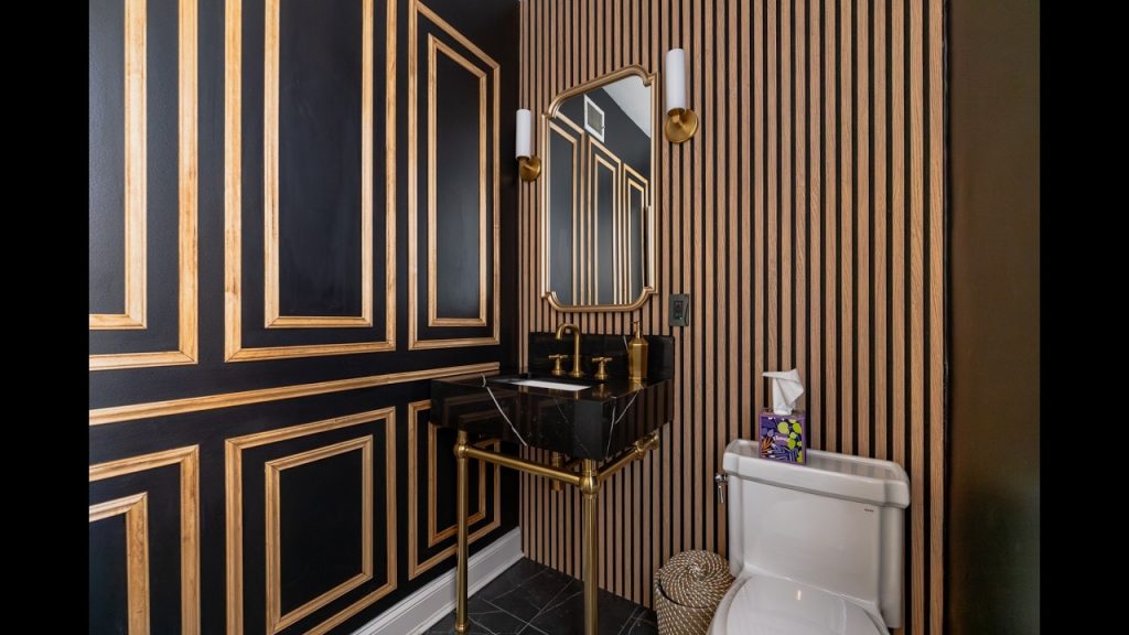 word1 | Elegant Kitchen and Bath | Luxury Powder Room Remodeling Project in Georgetown, DC for Michael Stock |